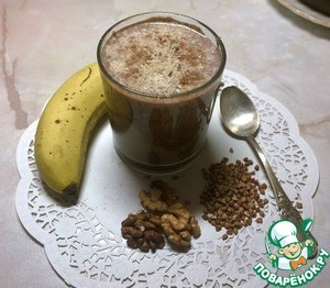 Шоколадный коктейль с гречкой