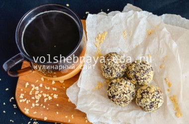 Трюфели с цукатами