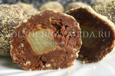 Конфеты-печенье с ананасом