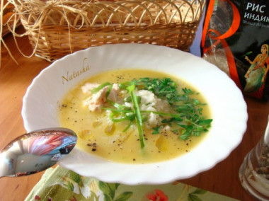 Суп пюре из кабачка