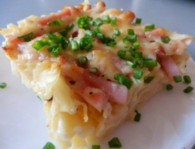 Наивкуснейшая запеканка из макарон...