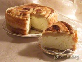 Творожно-яичный пирог...