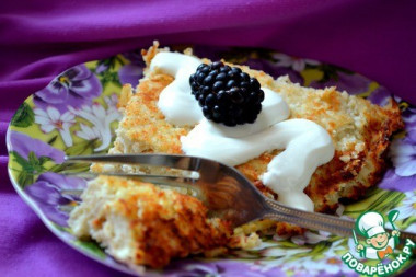 "Запеканка овсяно-творожная с яблоком":