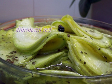 Маринованные кабачки за 15 минут