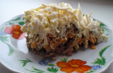 салат из куриной печени