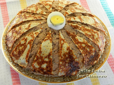 блинный торт с печенью