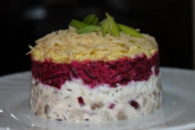 Селёдочный салат...