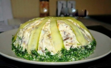 Салат со шпротами...