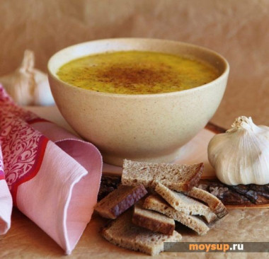 Чесночный суп-оригинальный чешский рецепт...