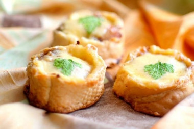 Гнездышки с рыбой