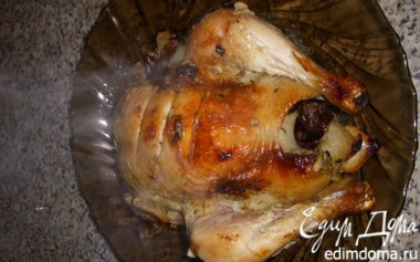 КУРИЦА С ЯБЛОКАМИ И ЧЕРНОСЛИВОМ В АЭРОГРИЛЕ