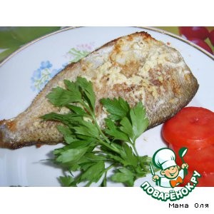 Рыба с чесноком