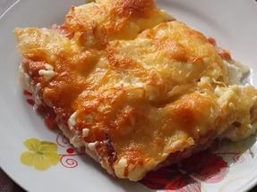 мусака с рыбой