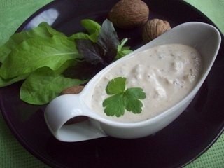 Сливочно-ореховый соус...