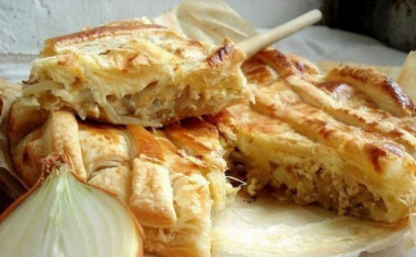 Луковый пирог...