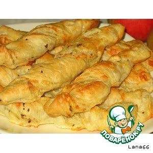 Сырные спиральки