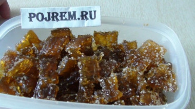 Цукаты из арбузных корок