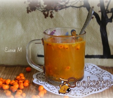 Облепиховый чай с мёдом