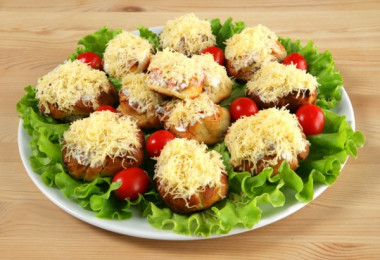 Эклеры с паштетом