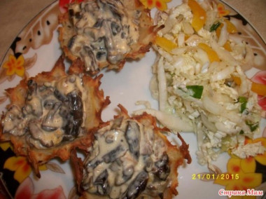 Катртофельные корзинки