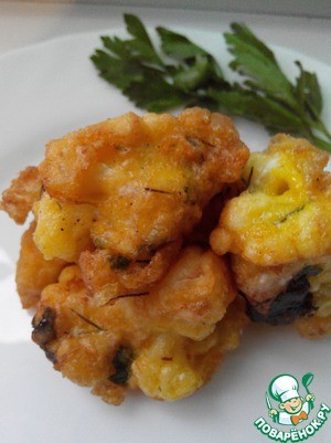 Жареная цветная капуста...