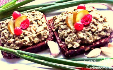 ЗАКУСКА ИЗ АВОКАДО И ТВОРОГА