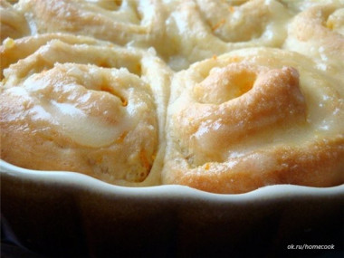 Ароматно-воздушные апельсиновые булочки