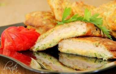 Куриные отбивные с сыром...