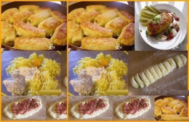 Картофельные рулетики...