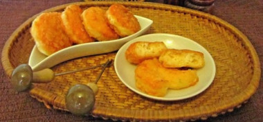 Сырные мини-лепешки к пиву...