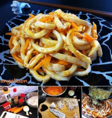 Кальмар по-корейски...