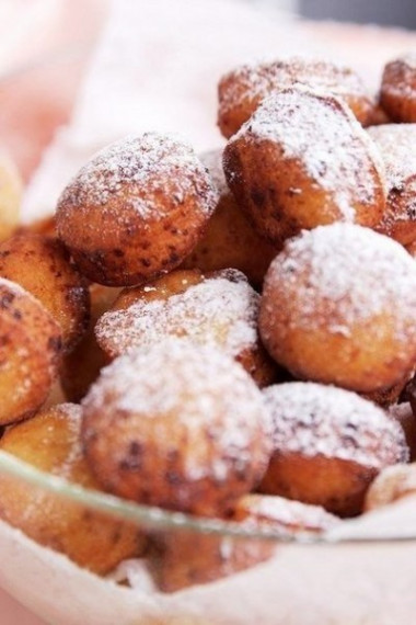 Творожные пончики...