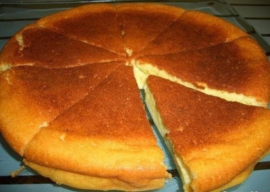 Творожная шарлотка. Очень вкусно!