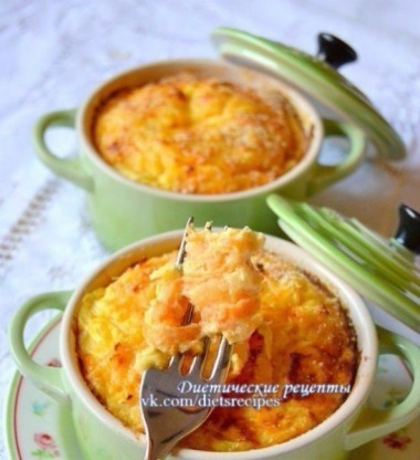 Овощная запеканка с творогом