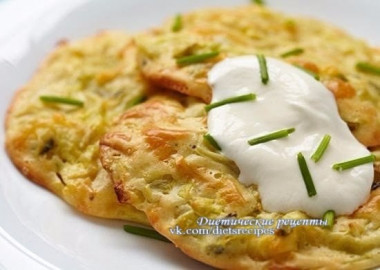 Капустные оладьи