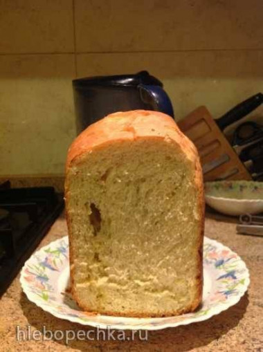 Яичный хлеб с чесноком, сыром и зеленью