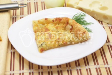 Луковый пирог...