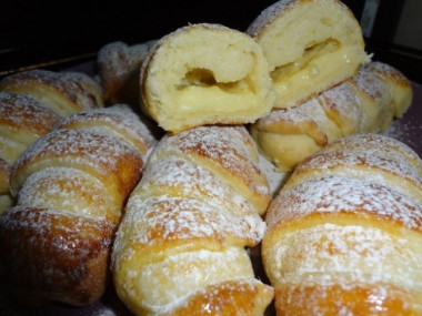 Очень вкусные воздушные булочки, на вкус как пирожное...