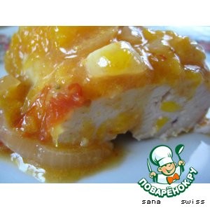Куринная грудка в апельсиновом маринаде
