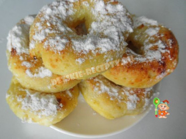 Мягкие творожные бублики