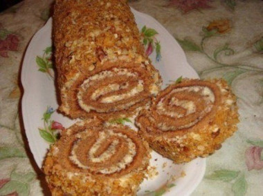 Рулет сгущенка