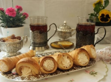 Белковый крем...