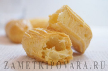 Заварное тесто для эклеров...