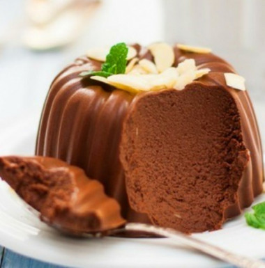 Шоколадное желе