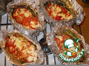 Семга запеченная в фольге