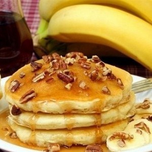 Банановые оладьи