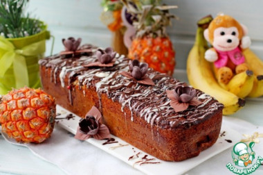 Кекс с бананом для обезьянки