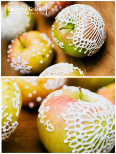 Съедобная роспись: айсинг фруктов и пряников