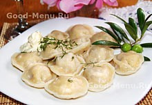 Вкусные домашние пельмени, рецепт теста для пельменей...