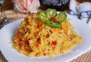 Тушёная капуста...